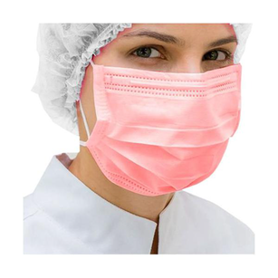 Imagem do produto Máscara Cirúrgica Dupla Descartável Style Ação Rosa Com Elástico 50 Unidades