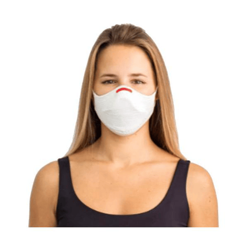 Imagem do produto Máscara De Proteção Fiber Knit Air Tamanho M Branca + 30 Filtros De Proteção + Suporte 3D