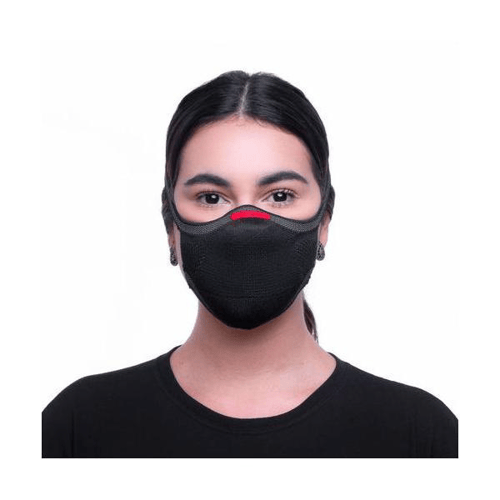 Imagem do produto Máscara De Proteção Fiber Reutilizável Tamanho 2 Preto