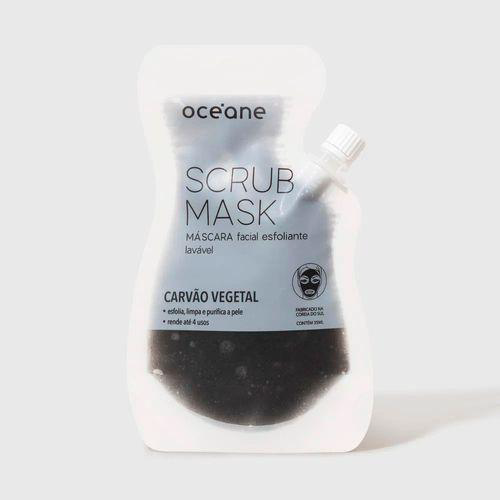 Imagem do produto Máscara Facial Esfoliante De Carvão Vegetal 4 Usos Scrub Mask 35Ml Océane