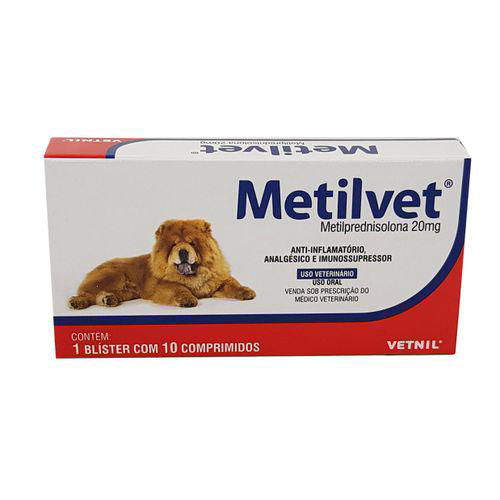 Imagem do produto Metilvet 20Mg Vetnil Para Cães