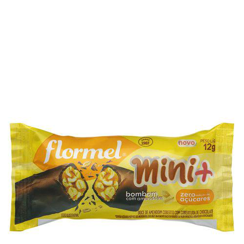 Imagem do produto Mini Bombom Com Amendoim Flormel Mini+ 12G 12G