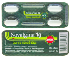 Imagem do produto Novalgina - Analgésico Com 1G 4 Comprimidos
