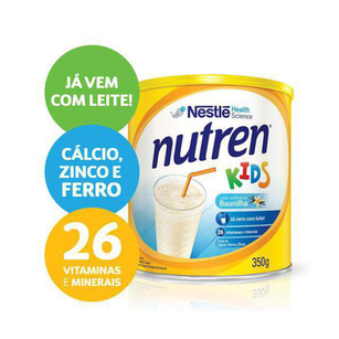 Imagem do produto Nutren Kids Nestlé Sabor Baunilha 350G