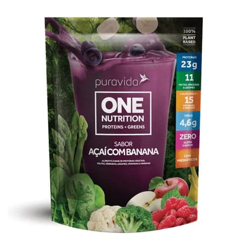 Imagem do produto One Nutrition Acai C/ Banana 450G Pura Vida