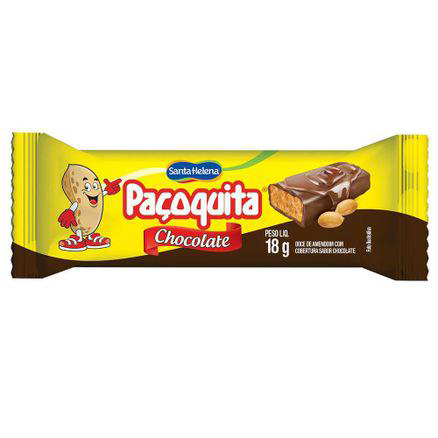 Imagem do produto Paçoquita Com Cobertura De Chocolate Santa Helena 18G