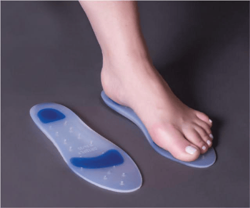 Imagem do produto Palmilha De Silicone Orto Flex Perfurada Com Ponto Azul 36/37 Ortofly