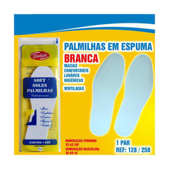 Imagem do produto Palmilha Espuma P/ Ajuste Qualy Pé Soft Soles Branco 43 Qualype