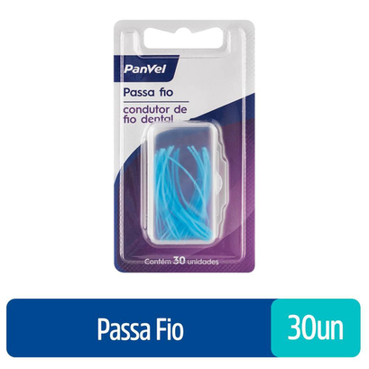 Imagem do produto Passa Fio Panvel Oral System C/ 30 Unidades