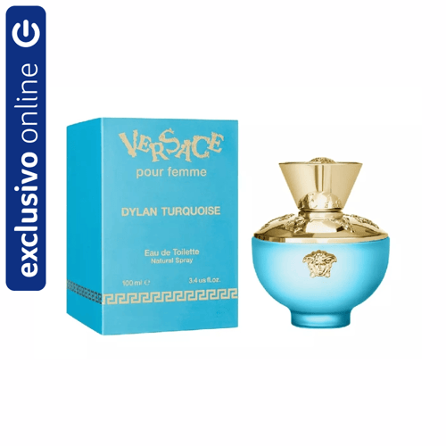 Imagem do produto Perfume Dylan Blue Turquoise Feminino Eau De Parfum Versace 100 Ml