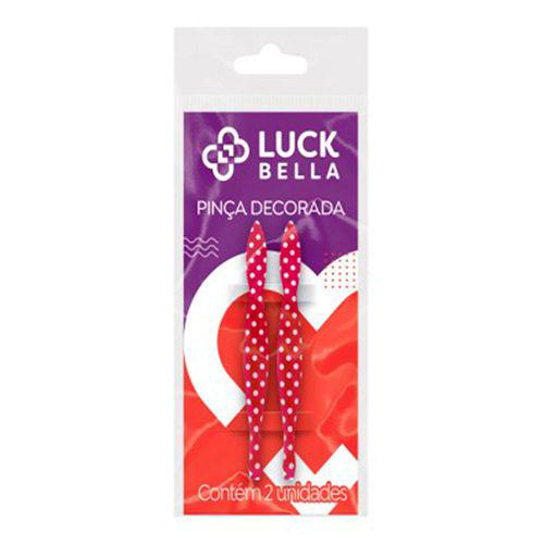 Imagem do produto Pinça Luck Bella Decorada 2 Unidades