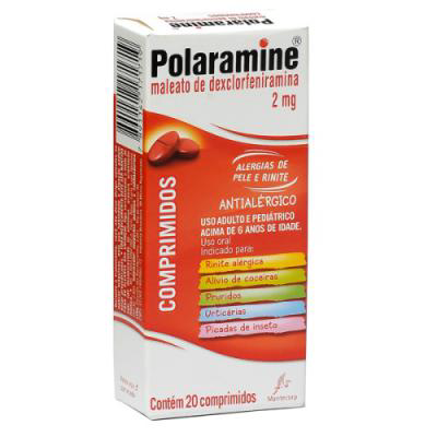Imagem do produto Polaramine 2Mg Com 20 Cpr**