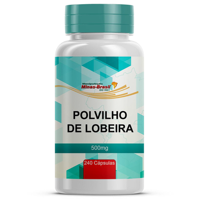 Imagem do produto Polvilho De Lobeira 500Mg 240 Cápsulas