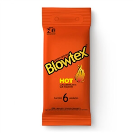 Imagem do produto Preservativo - Lubrificado Blowtex Hot C 6 Unidades