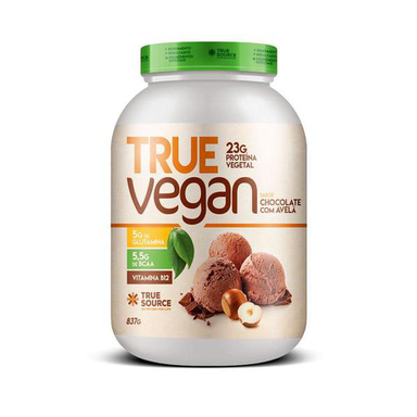 Imagem do produto Proteína Vegana True Vegan Chocolate Com Avelã 837G Source