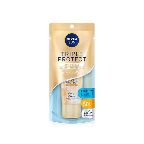 Imagem do produto Protetor Facial Nivea Sun Triple Protect Antissinais Fps50 Com 40Ml 40Ml