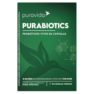 Imagem do produto Purabiotics Probióticos Vivos Em Cáps. Pura Vida30caps