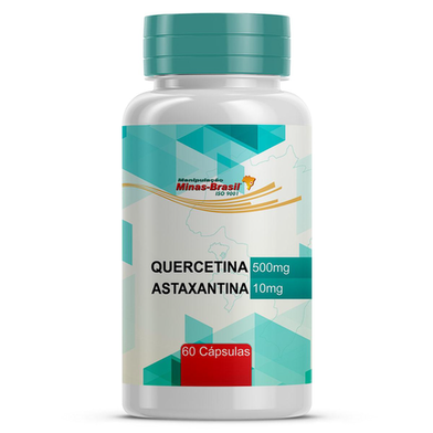 Imagem do produto Quercetina 500Mg Astaxantina 10Mg 60 Cápsulas