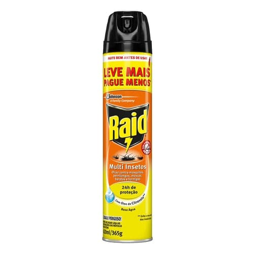 Imagem do produto Raid Multi Insetos Com Óleo De Citronela 420 Ml