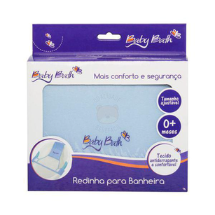 Imagem do produto Redinha Ajustável Para Banheira Azul 0M+ Baby Bath B21410 Redinha Banheira Azul Baby Bath