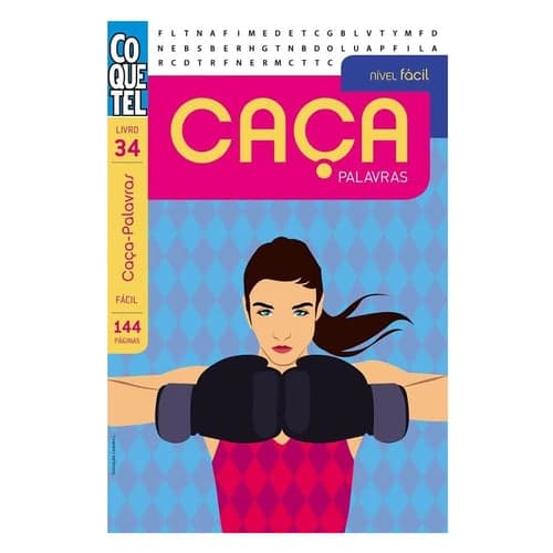 Imagem do produto Revista Coquetel Caça Palavras Nível Fácil