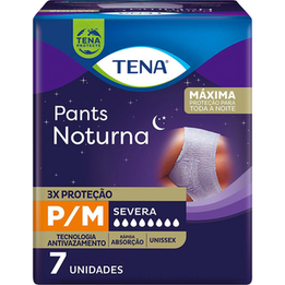 Imagem do produto Roupa Íntima Descartável Tena Pants Noturna Tamanho P/M Com 7 Unidades