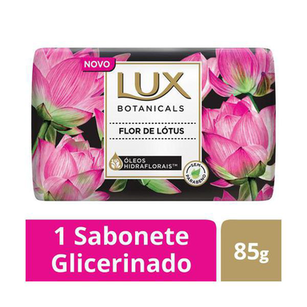 Sabonete Glicerinado Lux Botanicals Flor De Lotus Barra Com 1 Unidade De 85G