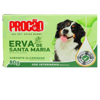 Imagem do produto Sabonete Glicerinado Erva De Santa Maria 80G Para Cães E Gatos Procão