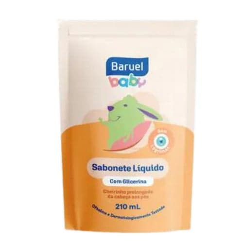 Imagem do produto Sabonete Líquido Infantil Baruel Baby Refil Com 210Ml Glicerina