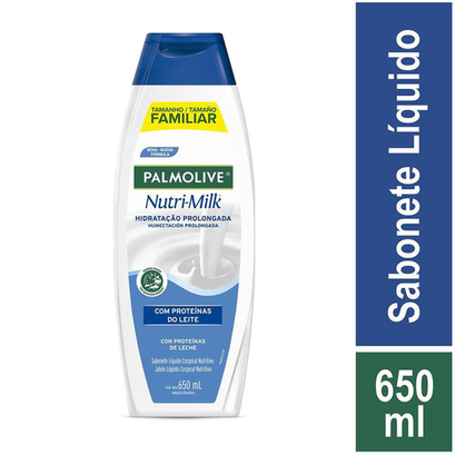 Imagem do produto Sabonete Líquido Para Corpo Palmolive Nutrimilk Hidratação Prolongada 650Ml