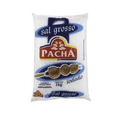 Imagem do produto Sal Grosso Para Churrasco Pachá 1Kg