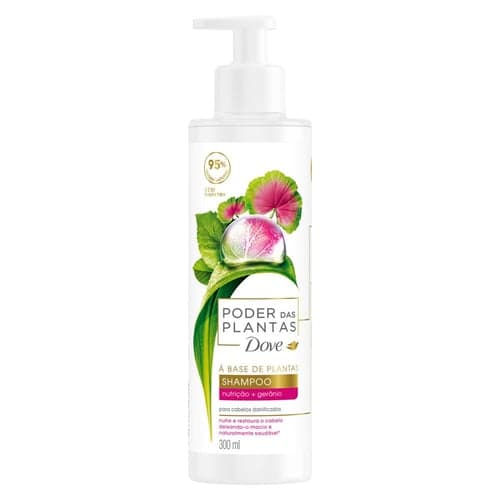 Imagem do produto Shampoo Dove Poder Das Plantas Nutrição + Gernio 300Ml