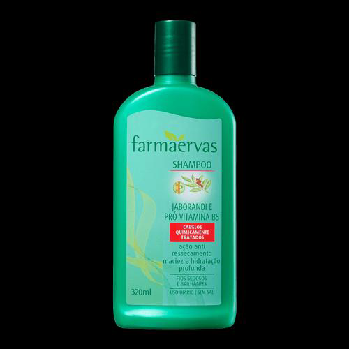 Imagem do produto Shampoo - Farmaervas Jaborandi E Pró Vitamina B5 Para Cabelos Tingidos Com 320 Ml