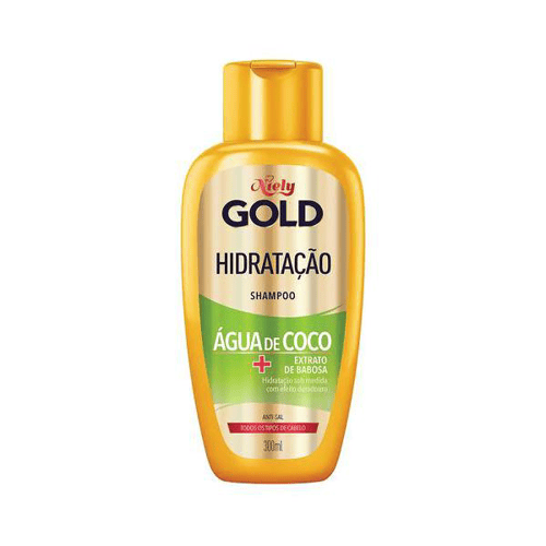 Imagem do produto Shampoo Niely Gold Hidratação Milagrosa Água De Coco 300Ml