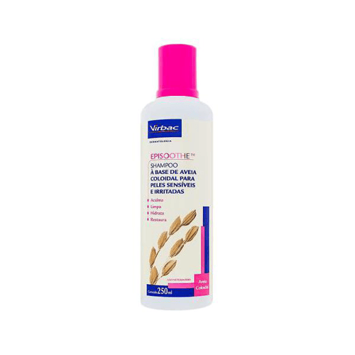 Imagem do produto Shampoo Veterinário Virbac Episoothe Para Peles Sensíveis E Irritadas Com 250Ml
