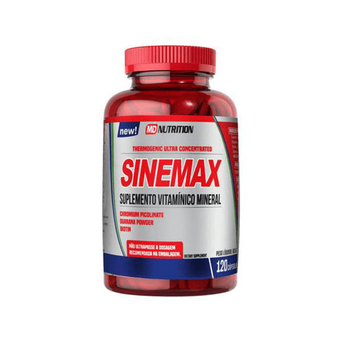 Imagem do produto Sinemax Md Nutrition Termogênico Ultra Concentrado 120 Cápsulas Veganas