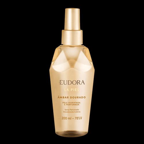 Imagem do produto Spray Perfumado Desodorante Colônia La Piel Mbar Dourado 200Ml Eudora