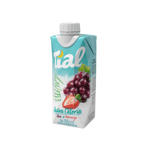 Imagem do produto Suco Tial Néctar Misto Uva E Morango De Baixa Caloria 330Ml