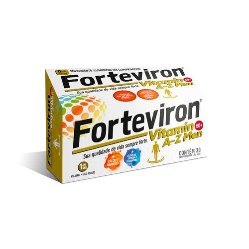Imagem do produto Suplemento Alimentar Forteviron 50+ Az Men 30 Comprimidos