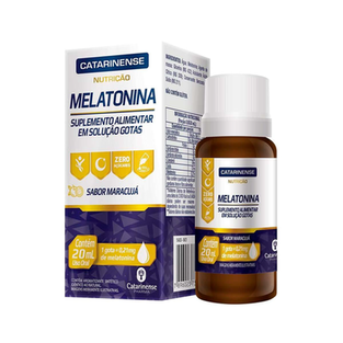 Imagem do produto Suplemento Alimentar Melatonina Catarinense Nutrição 0,21Mg Maracujá 20Ml