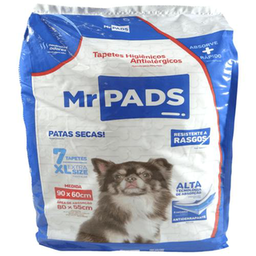 Imagem do produto Tapete Higiênico Mr Pads 90X60antialérgico Para Cães Com 7 Unidades