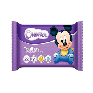 Imagem do produto Toalhas Umedecidas Cremer Disney Baby 50 Unidades