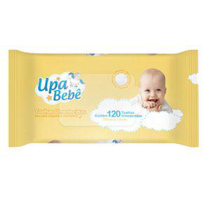 Imagem do produto Toalhas Umedecidas Upa Bebê Com 120 Toalhinhas