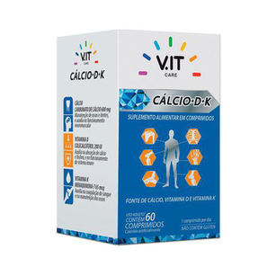 Imagem do produto V.it Care Cálcio + D + K 60 Comprimidos