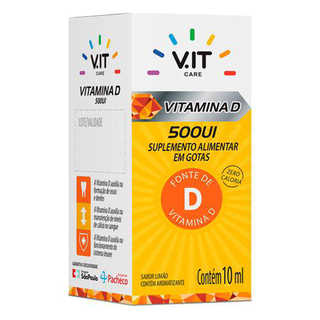 Imagem do produto V.It Care Vitamina D 500Ui Gotas 10Ml