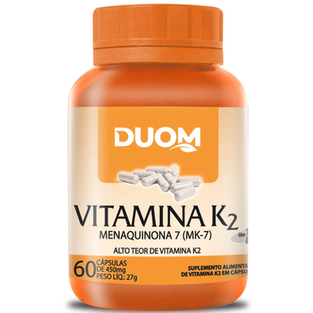 Imagem do produto Vitamina K2 Menaquinona 7 Mk7 60 Cápsulas Duom