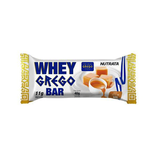 Imagem do produto Whey Grego Bar 1 Unidade De 40G Doce De Leite Nutrata