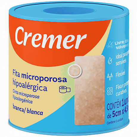 Imagem do produto Fita Microporosa Cremer Bege 5Cmx45M
