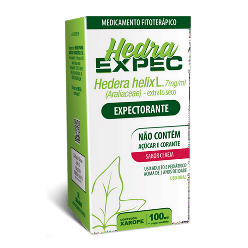 Hedra Expec - Xarope 7Mg/Ml Cereja 100Ml