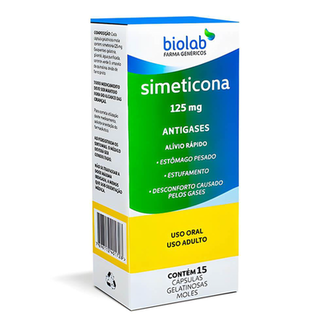Imagem do produto Simeticona 125Mg 15 Cápsulas